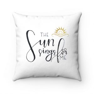 Spun Polyester Square Pillow